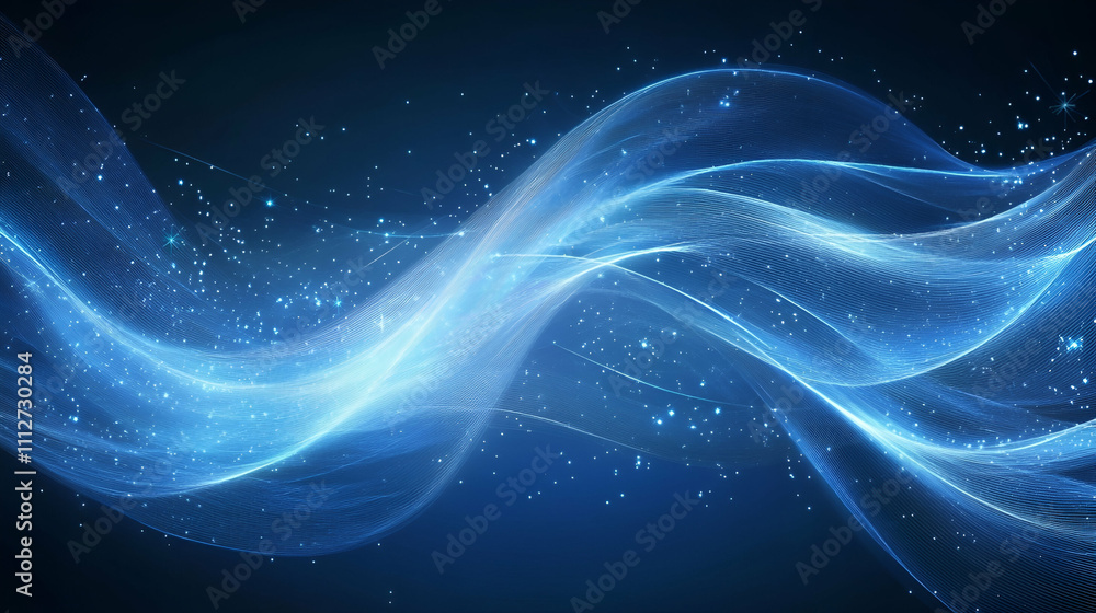 Abstract blue tech background with interconnected lines Abstract blue tech background with interconnected lines