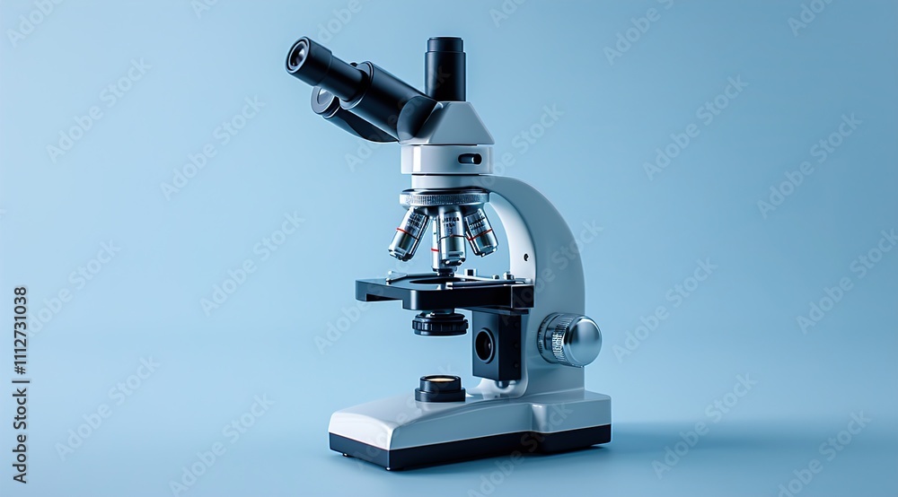 Microscope for Analysis Isolated on transparent Microscope for Analysis Isolated on transparent