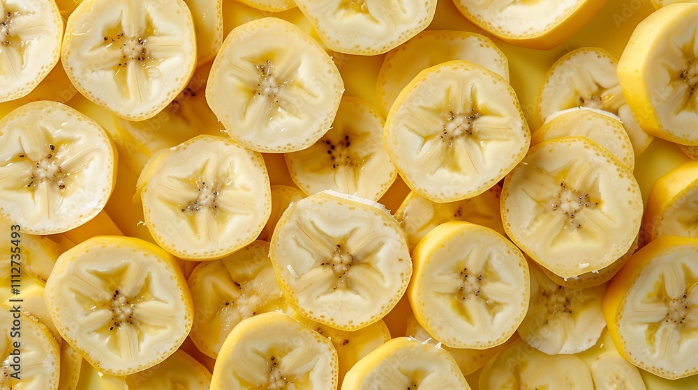 Healthy fruit concept with sliced bananas Healthy fruit concept with sliced bananas