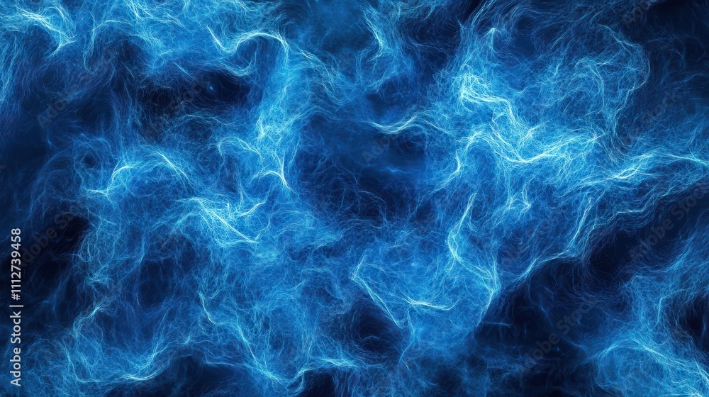 Obraz premium Abstract blue digital background. Big data visualization. Science background. Big data complex with compounds. Lines plexus.