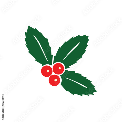 Holly berries and leaves for Xmas, Christmas