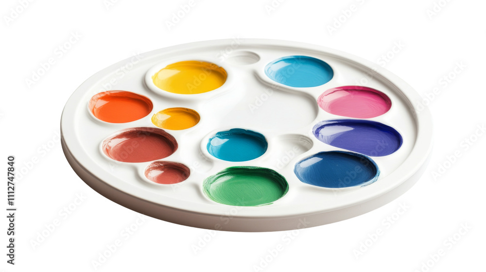 Palette for painting transparent background Palette for painting transparent background