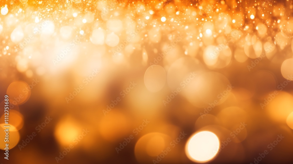 Abstract Golden Bokeh Lights Background Image Abstract Golden Bokeh Lights Background Image