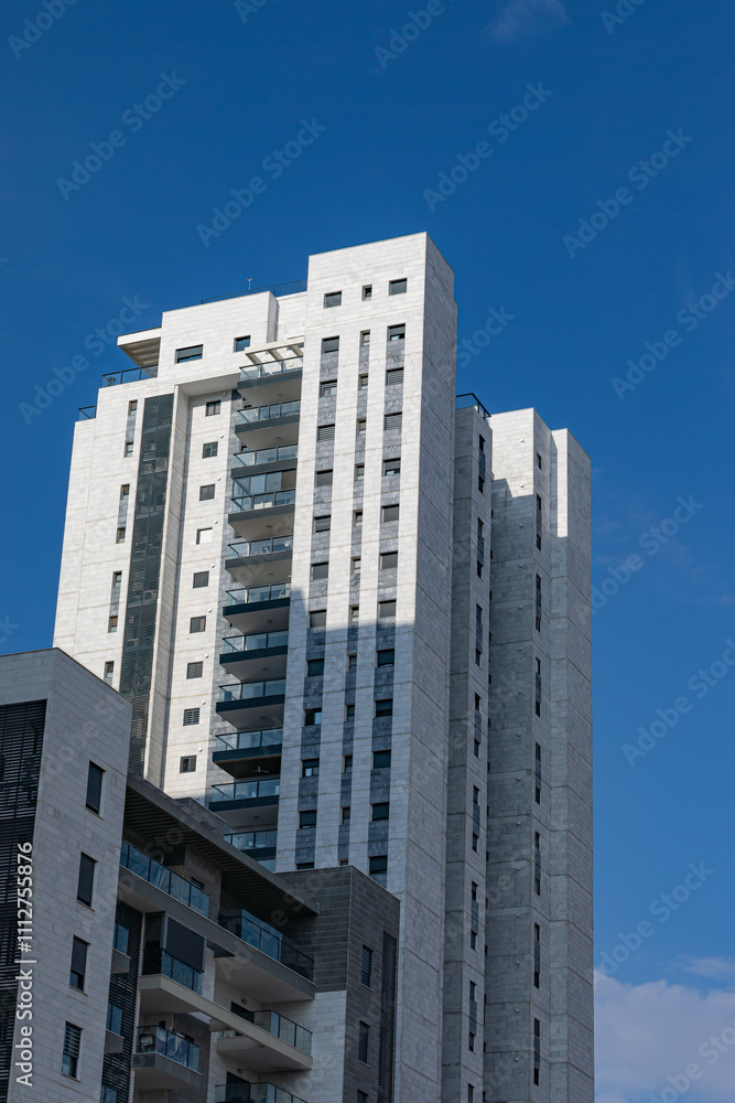 Fototapeta premium modern building in the sky 