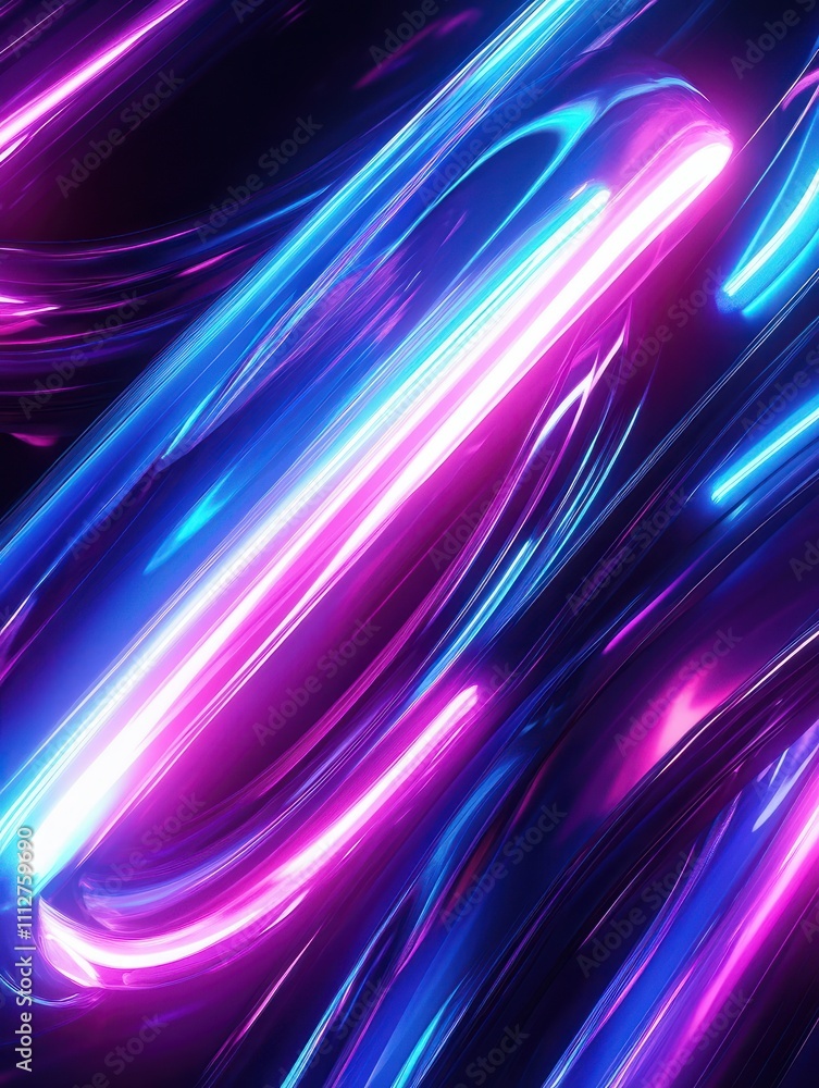 Neon Blue and Purple Pinky Sliced Modern Futuristic Typography Text Effect Neon Blue and Purple Pinky Sliced Modern Futuristic Typography Text Effect