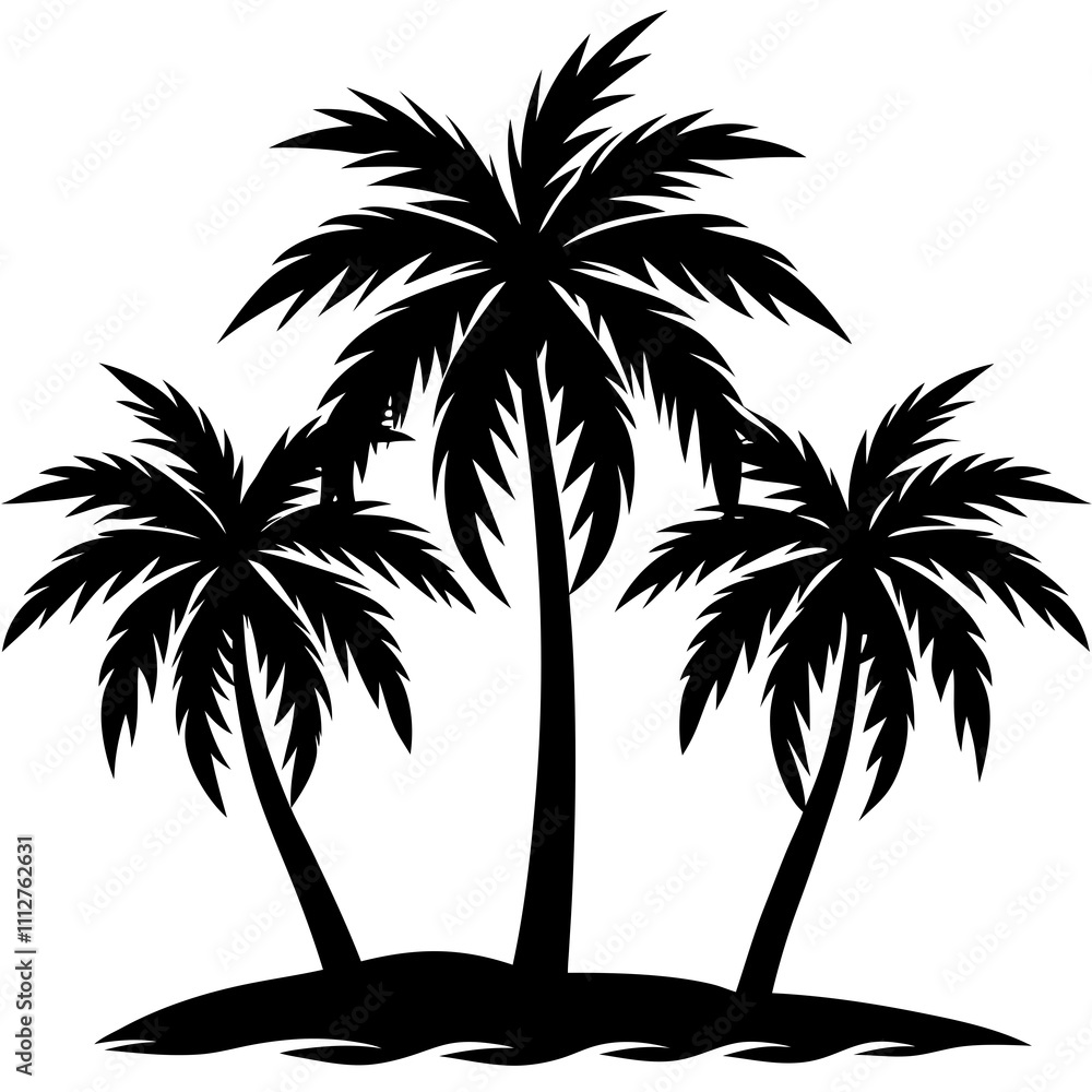 palm tree silhouette palm tree silhouette