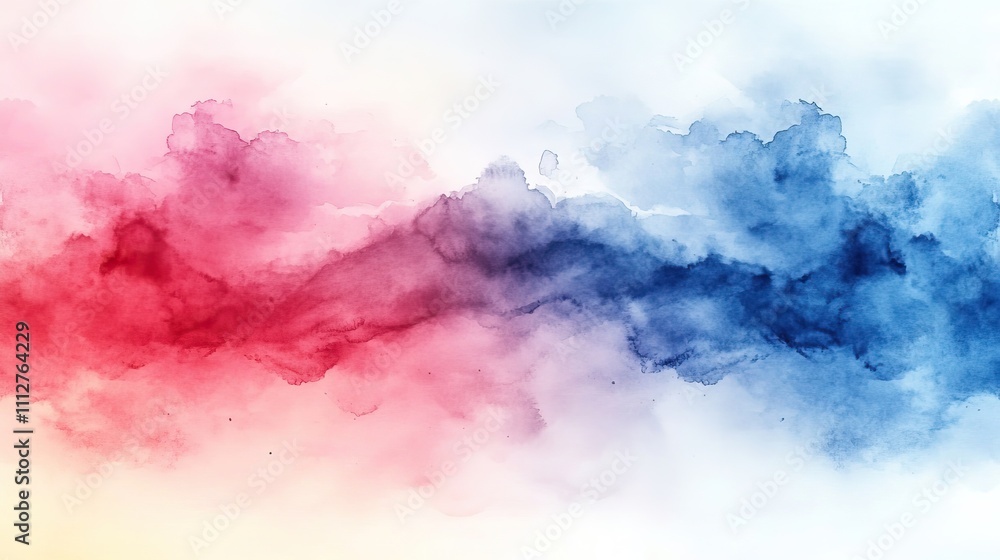 Fototapeta premium abstract watercolor background in pastel color frame presentation design template style colorful background with empty space for tex