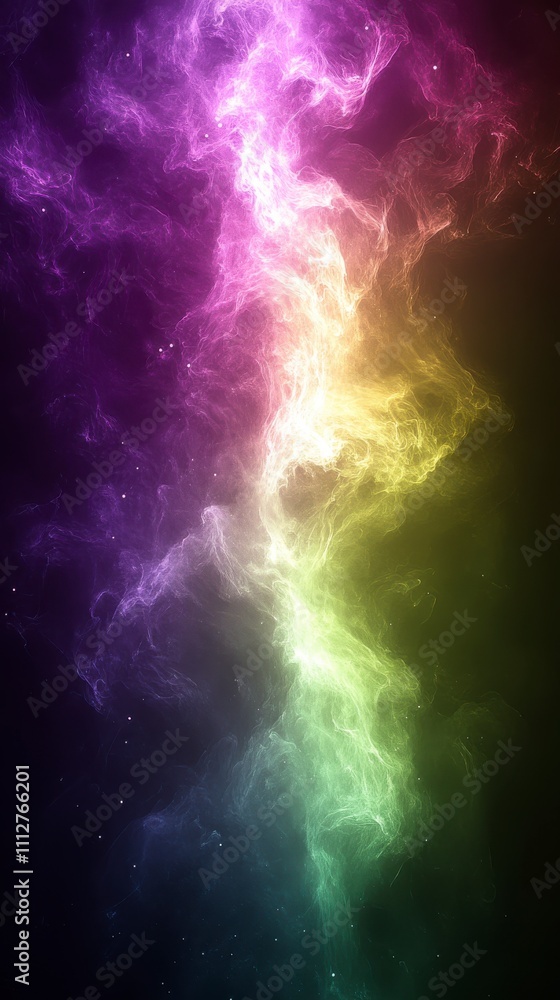 Stunning Colorful Space Nebula, Vibrant Cosmic Patterns Stunning Colorful Space Nebula, Vibrant Cosmic Patterns