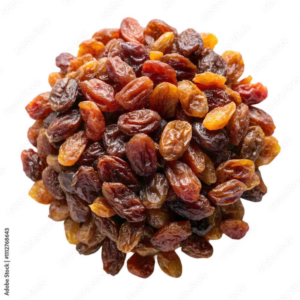 raisins top view isolated on transparent background raisins top view isolated on transparent background