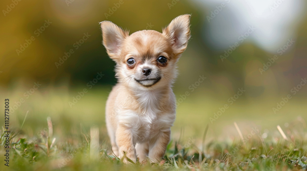 Beautiful cute Chihuahua dog on a bright background Beautiful cute Chihuahua dog on a bright background