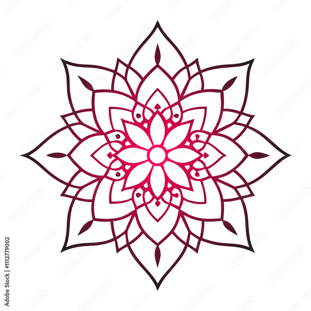 Mandala, Tattoo, Intricate design and decor element,