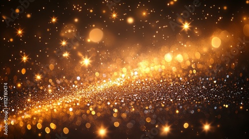 Golden Glitter Background Images - Luxury Bokeh Wallpaper for Elegant Events