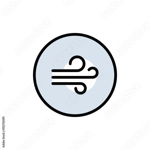 Air Conditioning color icon. Heating, ventilation and cooling systems for indoor climate control. Fans, vents and temperature regulation equipment.