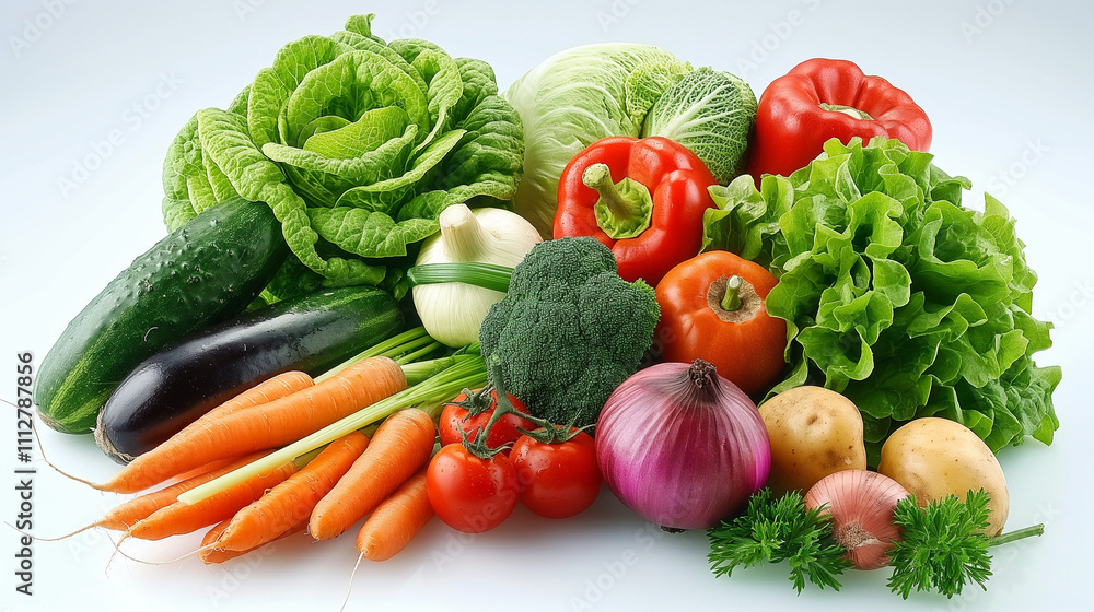 Fresh and Colorful Variety of Vegetables on Display Carrots, Cabbage, Lettuce and More Fresh and Colorful Variety of Vegetables on Display Carrots, Cabbage, Lettuce and More