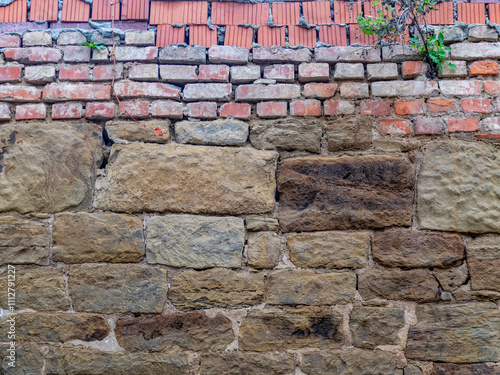 Ausbesserungen an der Hauswand