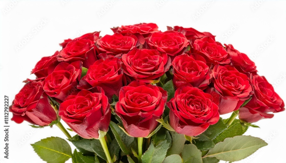 Bouquet of red roses isolated on white background Bouquet of red roses isolated on white background