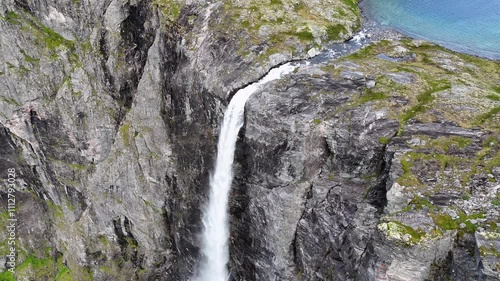 The Mardalsfossen Waterfall of West Norway