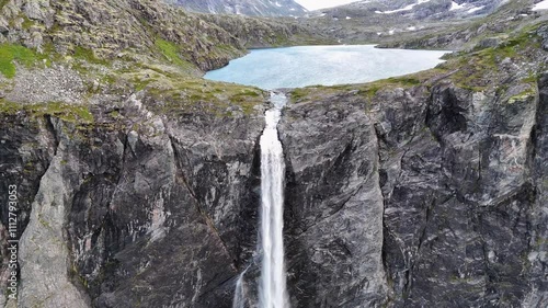 The Mardalsfossen Waterfall of West Norway
