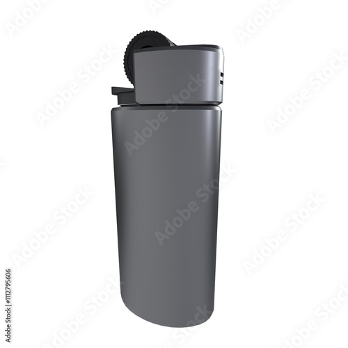 Wallpaper Mural Realistic 3d rendering of a classic lighter with detailed mechanics Torontodigital.ca