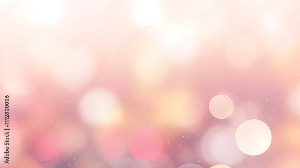 Abstract Pink and Peach Bokeh Background Image Abstract Pink and Peach Bokeh Background Image
