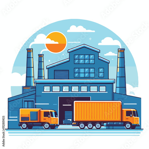 warehouse vector
