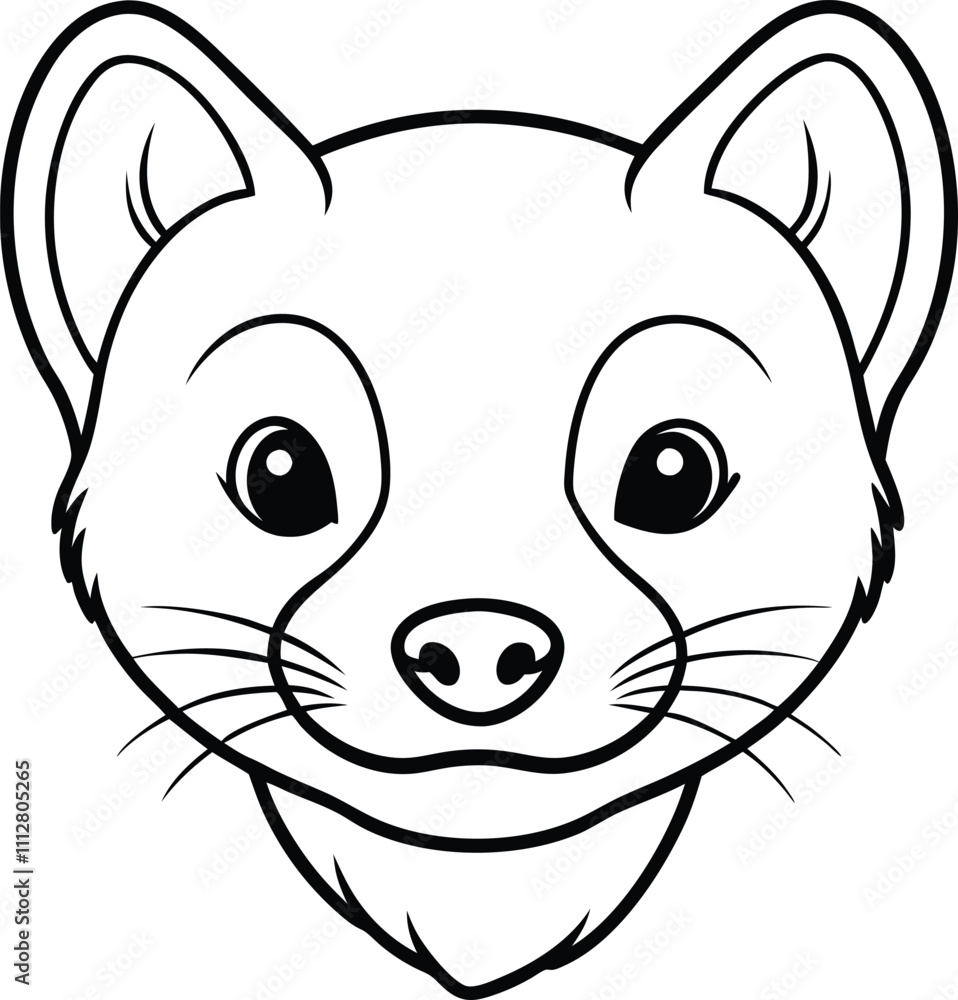 Silhouette Vector Illustration | Animal Head Mascot Logo Design Silhouette Vector Illustration | Animal Head Mascot Logo Design