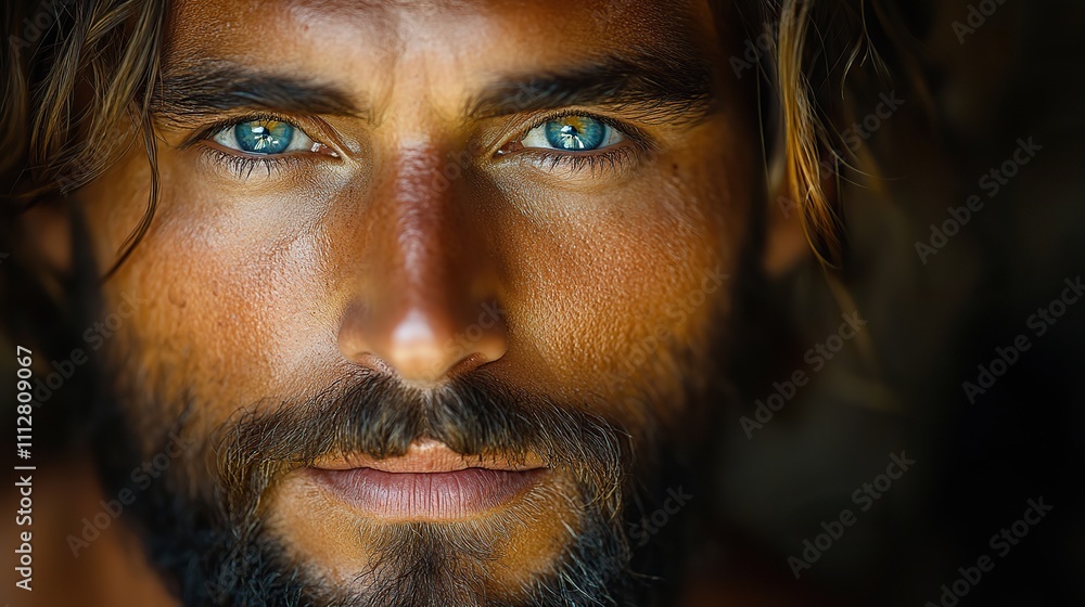 jesus christ portrait of a man with a beard jesus christ portrait of a man with a beard