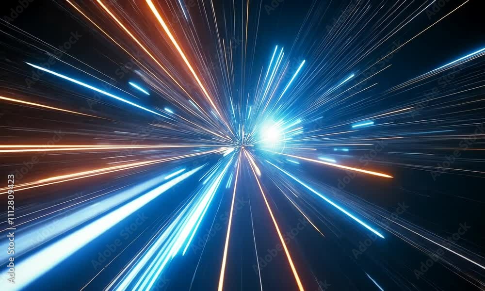 blue colorful future technology speed dynamic data background ai generated horizonal video concept blue colorful future technology speed dynamic data background ai generated horizonal video concept