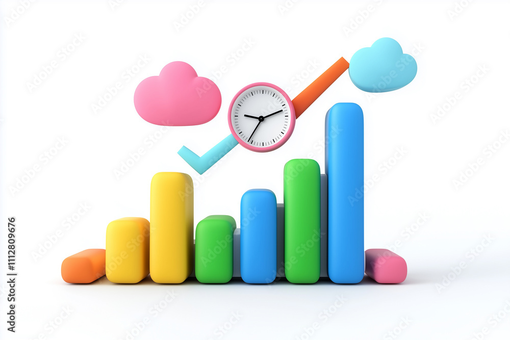 A credit score meter icon, plasticine 3D design, vibrant color scale, isolated on white background A credit score meter icon, plasticine 3D design, vibrant color scale, isolated on white background
