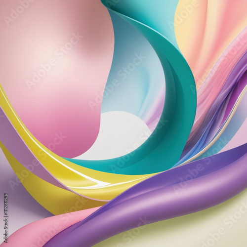 Aesthetic colorful wallpaper background
