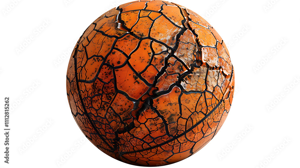 Basketball with textured orange surface and black lines, isolated on white, cut out Basketball with textured orange surface and black lines, isolated on white, cut out