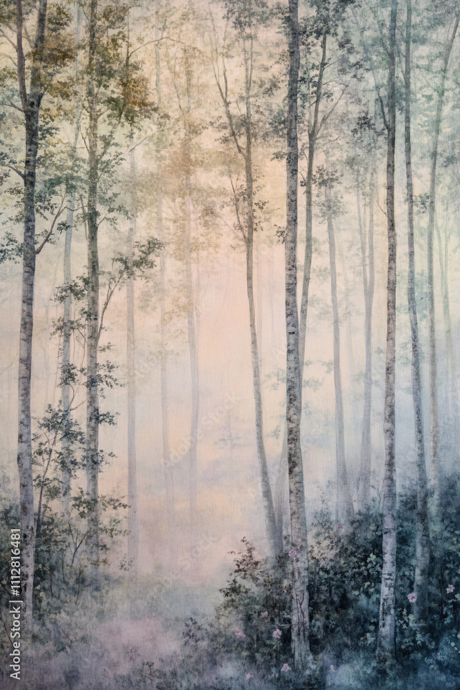 morning in the forest morning in the forest
