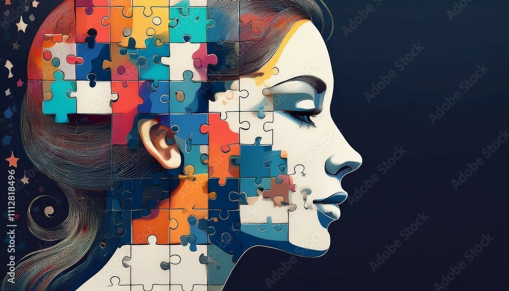 person with a puzzle person with a puzzle