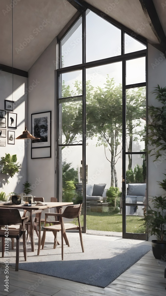 Obraz premium modern garden house