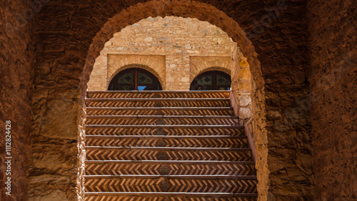 schody medyna agadir medina budowle architektura afryka 