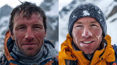 Frostbitten Climber Portraits Resilience in Extreme Cold