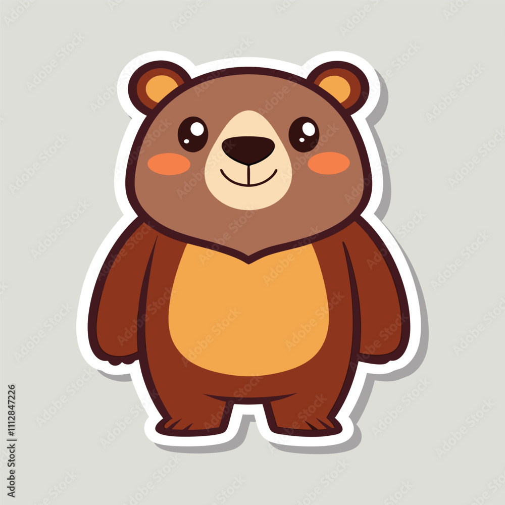 Delightfully Cute Cartoon Bears Sitting Playfully with Joyful Expressions for Children’s Educational Books and Fun Art Projects Delightfully Cute Cartoon Bears Sitting Playfully with Joyful Expressions for Children’s Educational Books and Fun Art Projects