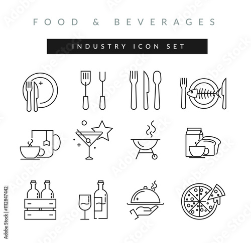 Food and Restaurant -  Icon Set