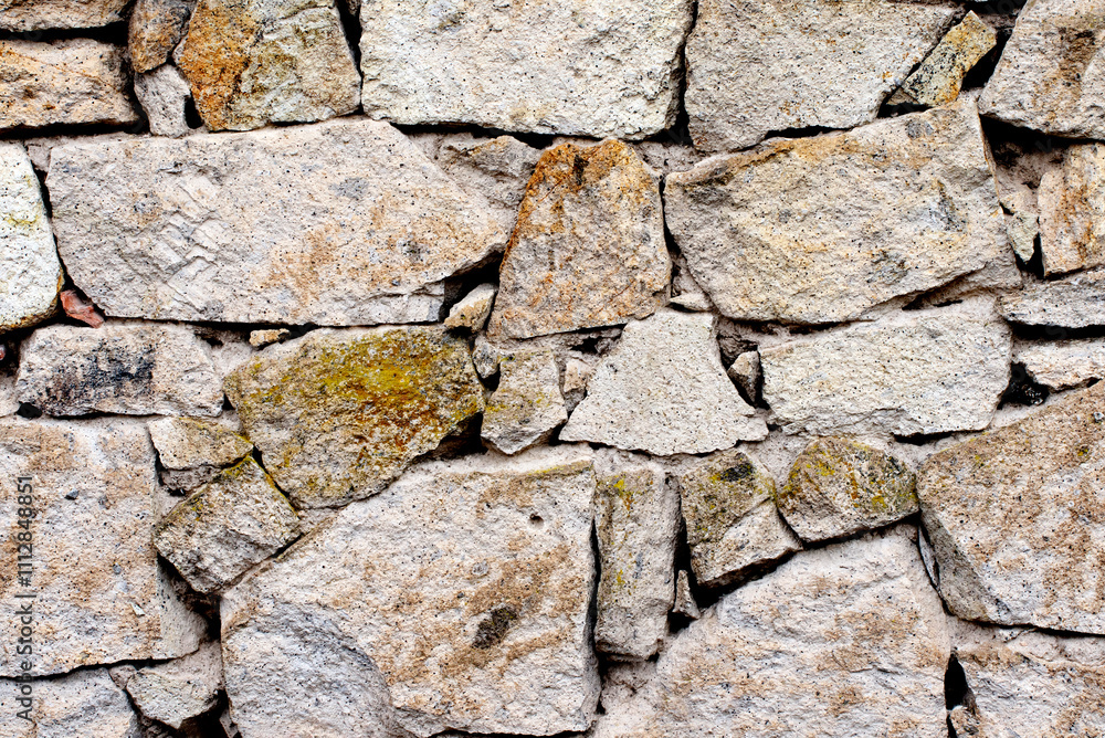 Texture of stone wall in Uclerkayasi in Afyonkarahisar province Texture of stone wall in Uclerkayasi in Afyonkarahisar province