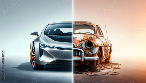 Neuwagen vs Altauto. Umbruch in der gesamten Automobilindustrie