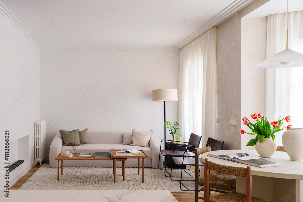 A modern living room design A modern living room design