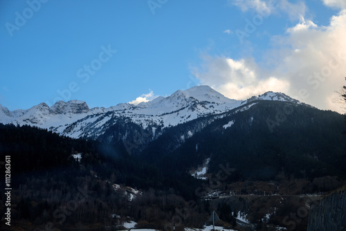 winter mountain landscape
