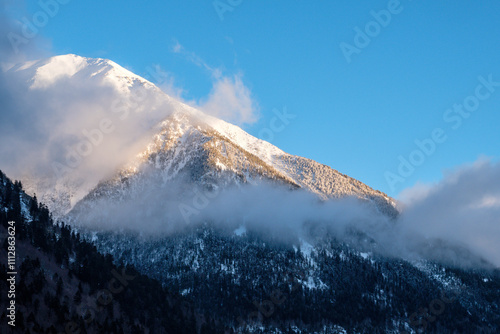 snow covered mountain