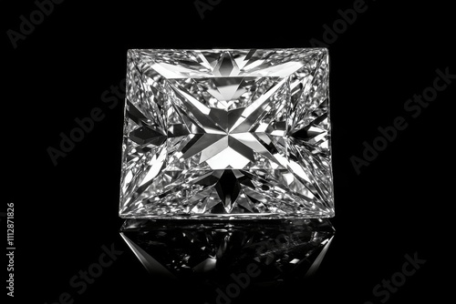 Natural light highlights a stunning pink diamond resting on textured rocks in...