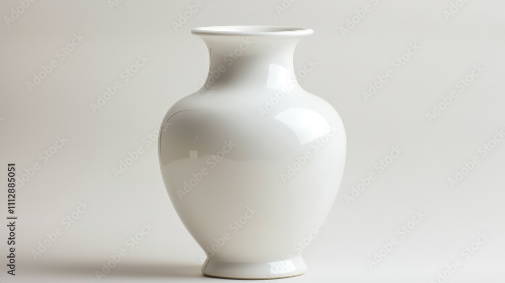 A white vase sitting on top of a table A white vase sitting on top of a table