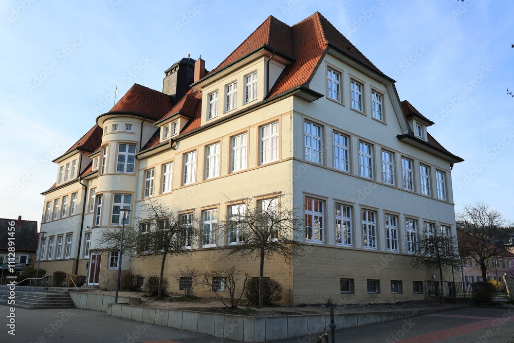 Naklejka premium Blick in das Zentrum von Gottmadingen in Baden-Württemberg