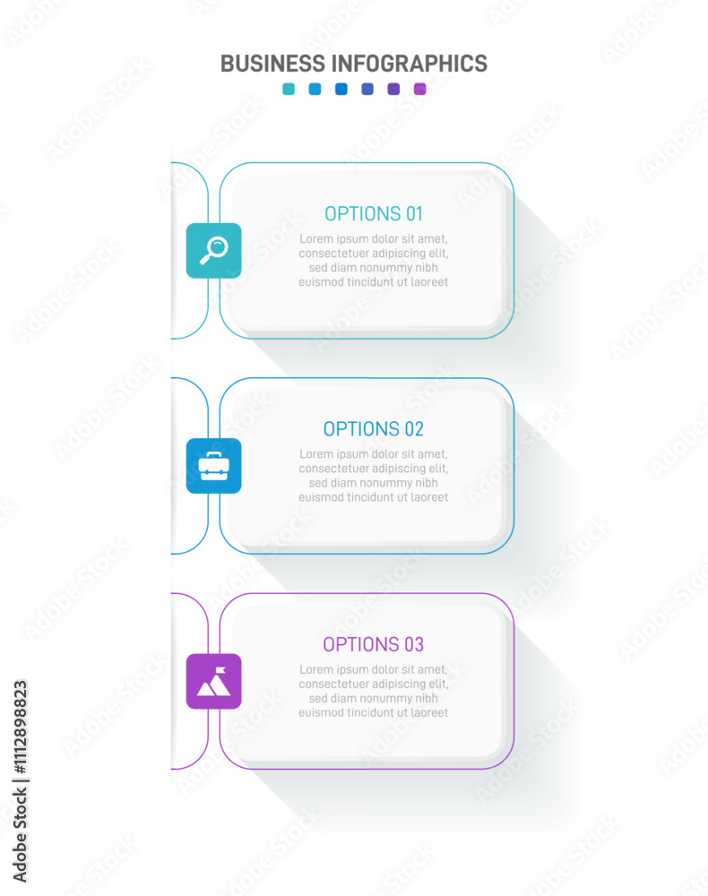 Vertical progress bar featuring 3 arrow-shaped elements, symbolizing the three stages of business strategy and progression. Clean timeline infographic design template. Vector for mobile presentation. Vertical progress bar featuring 3 arrow-shaped elements, symbolizing the three stages of business strategy and progression. Clean timeline infographic design template. Vector for mobile presentation.