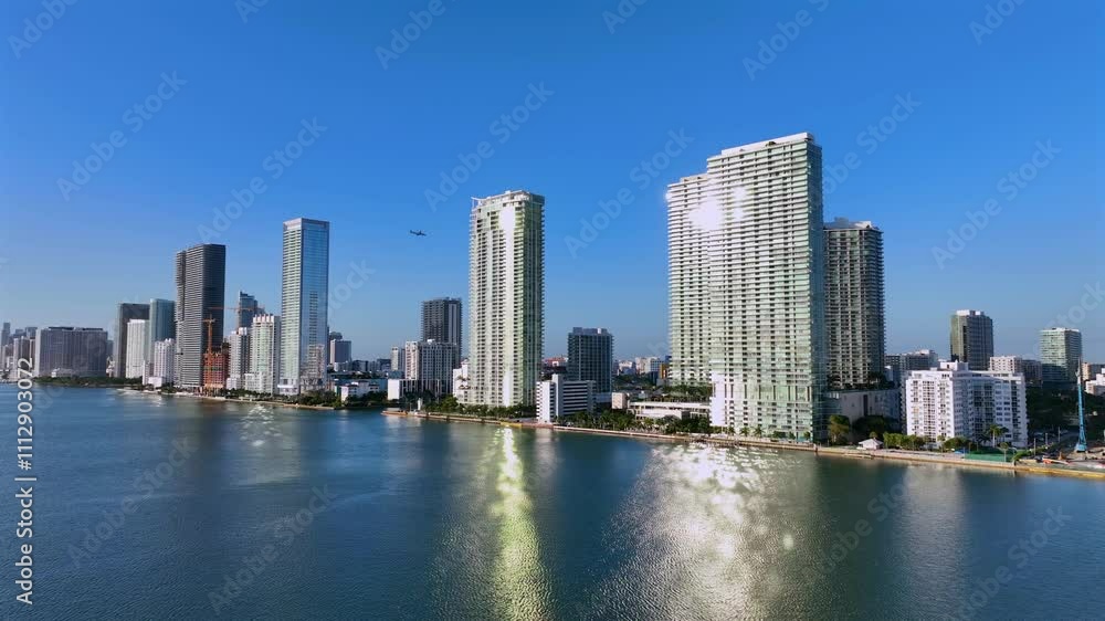 Aerial video of Miami Edgewater area Aerial video of Miami Edgewater area