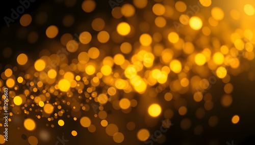 background of abstract gold and black glitter lights. defocused isolated with white highlights, png