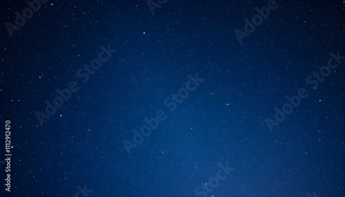 Stary clear night sky. Mixed media isolated with white highlights, png
